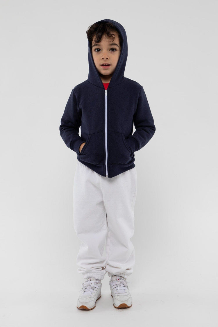 F1097 - Toddler Poly Cotton Zip Hoodie