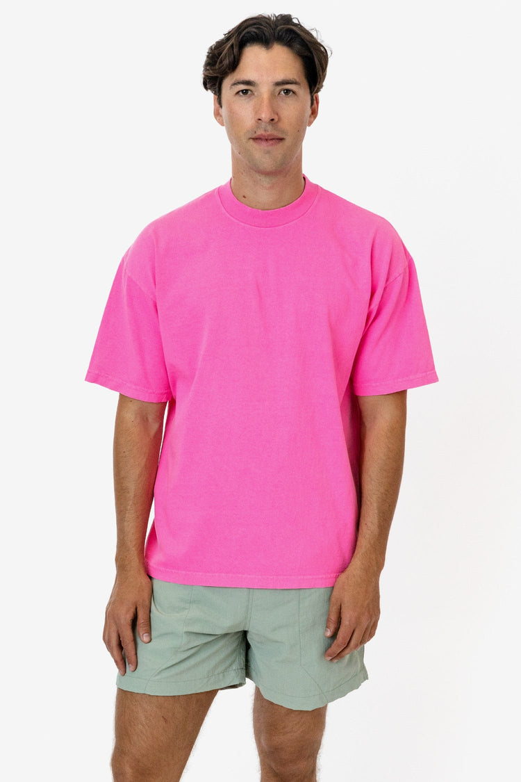 The 1801 - 6.5oz Garment Dye Crew Neck T-Shirt (Neon)