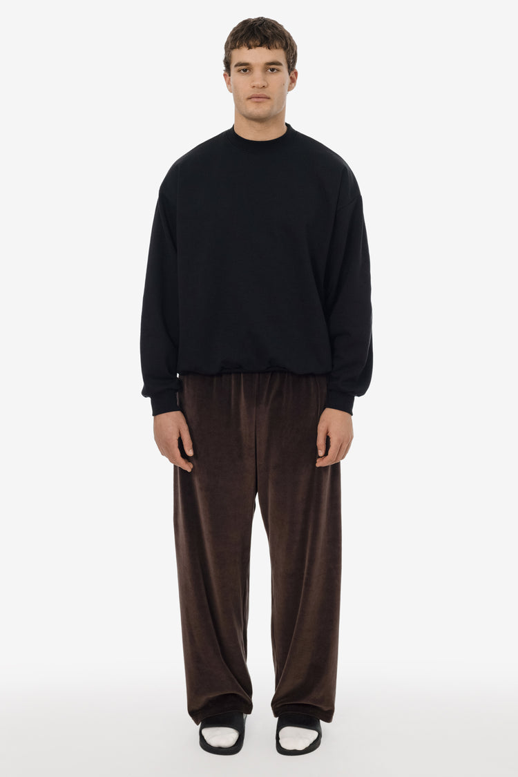 VLR445GD - Garment Dye Velour Open Bottom Sweatpants