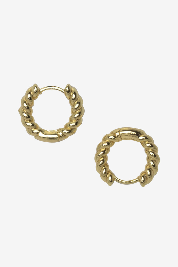 JWL101 - Roped Hoop Earrings