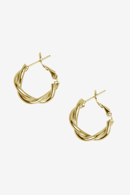 JWL102 - Twisted Hoop Earrings