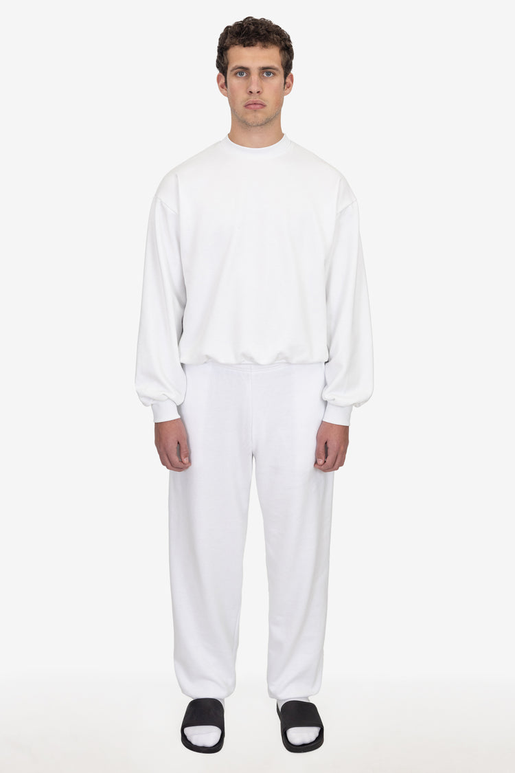 MWF1045 - 10 oz. Mid-Weight Poly Cotton Fleece Wide Open Bottom Sweatpant