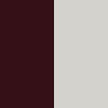 burgundy/creme