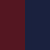 burgundy/navy