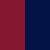 cranberry/navy