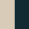 creme/black aqua