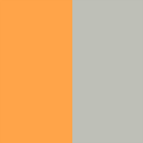 orange/silver