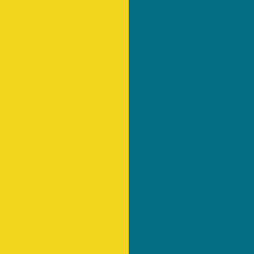 yellow/teal