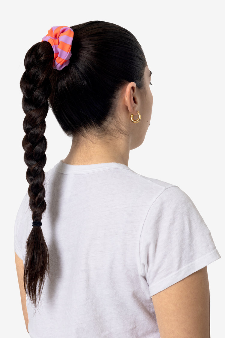 Neon Orange/Orchid Stripe