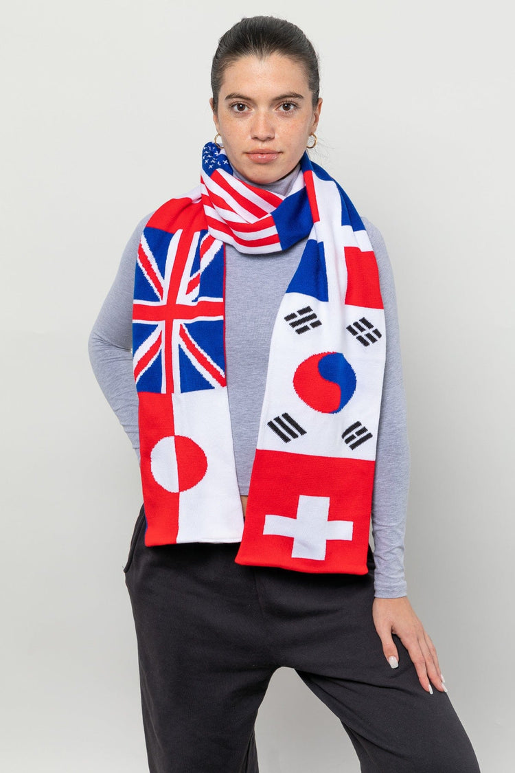 JQSCARF31 - World Flags Scarf