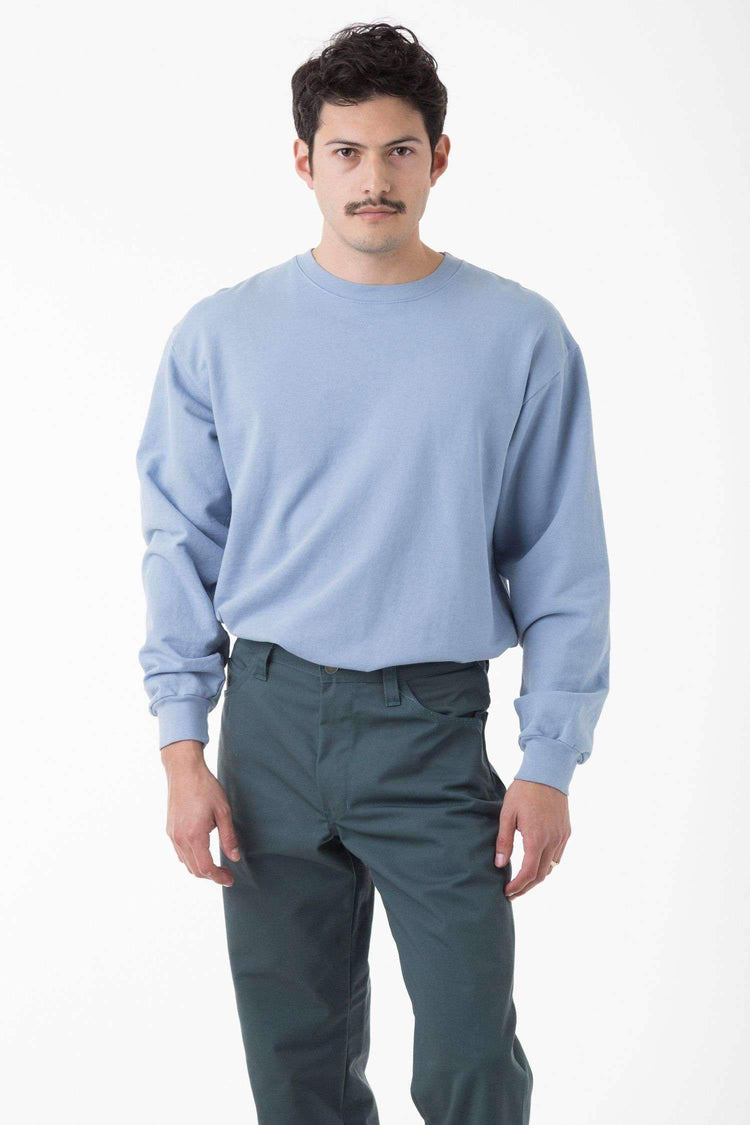 MWT07GD - Long Sleeve Garment Dye French Terry Pullover