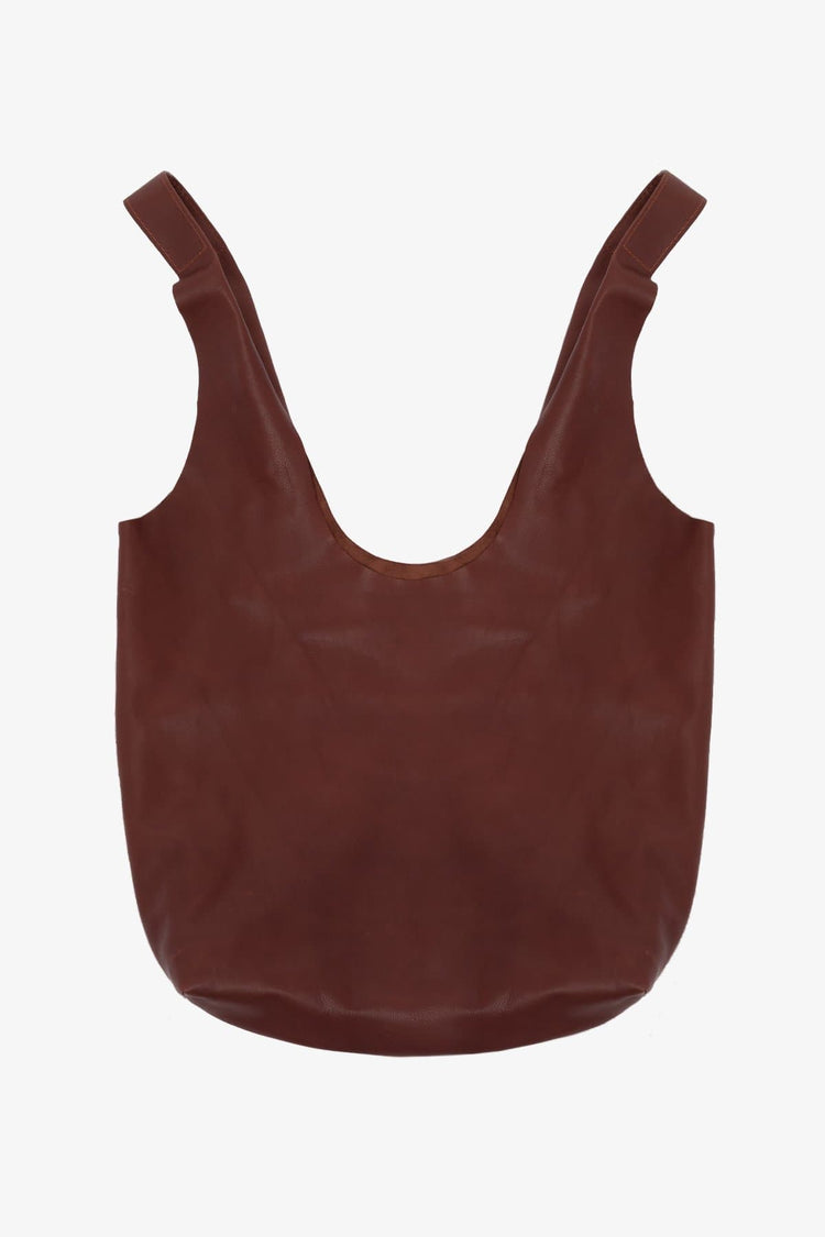 RLH3406 - Monochromatic Leather Shopping Bag