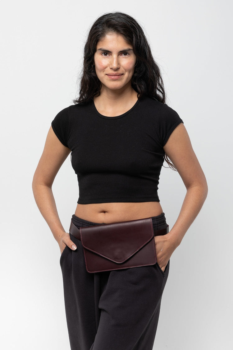 RLH3433 - Large Multifunctional Belted Envelope Clutch