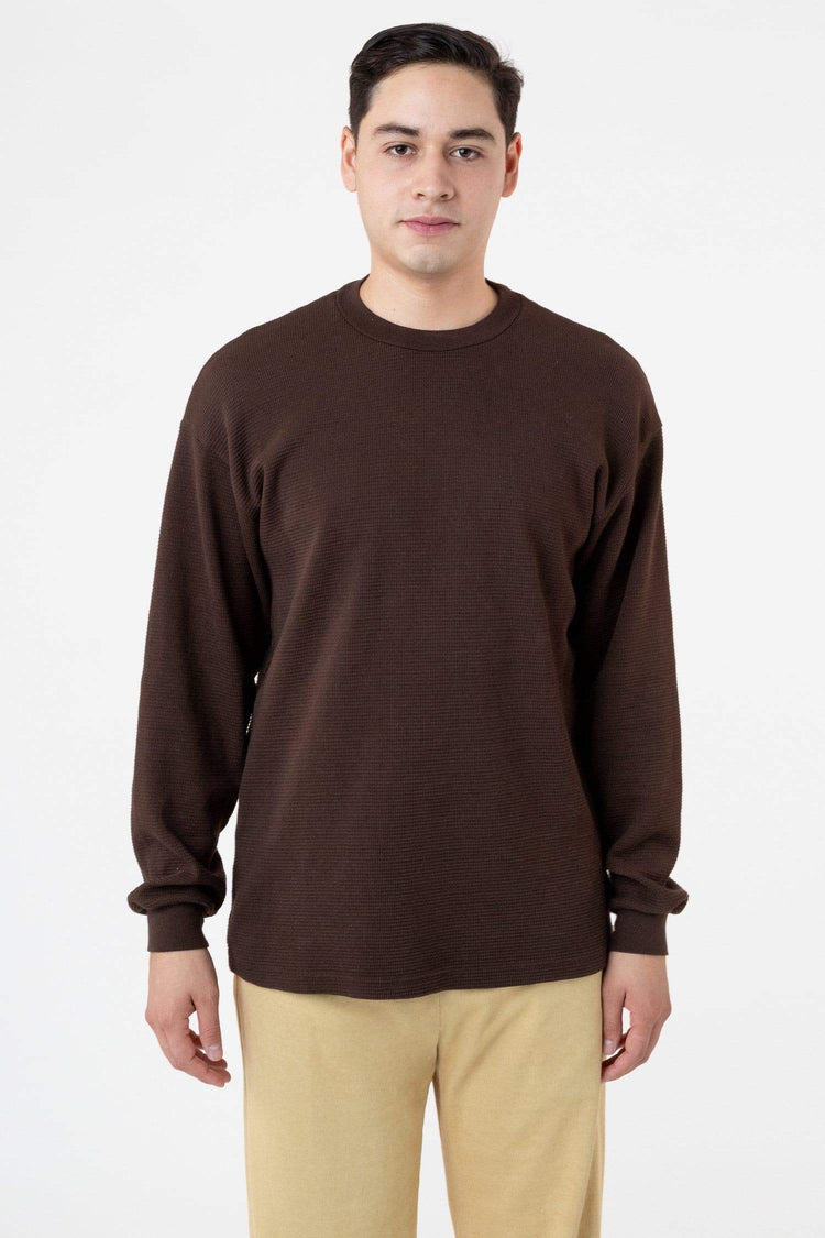 TX407GD Mix - Long Sleeve Heavy Thermal Crew Neck
