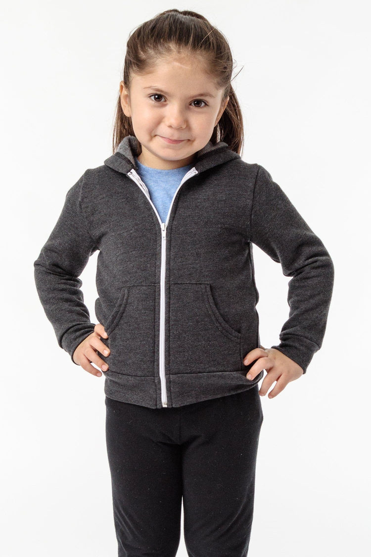 F1097 - Toddler Poly Cotton Zip Hoodie