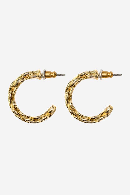 EARBRHOOP - Braided Hoop Earrings