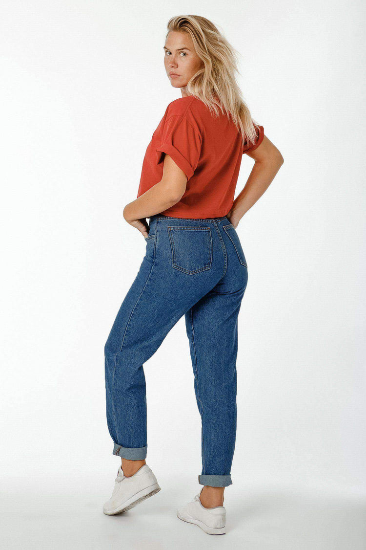 RDNW01 - Women's Relaxed Fit Jeans Black Jeans Los Angeles Apparel 