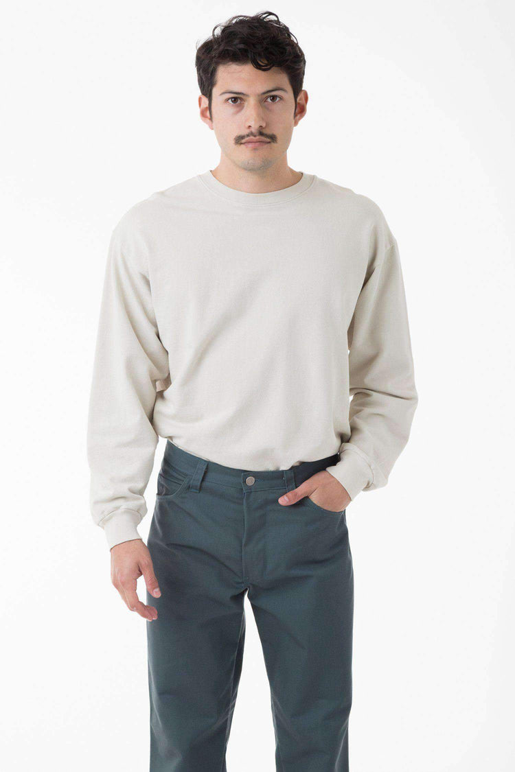 MWT07GD - Long Sleeve Garment Dye French Terry Pullover