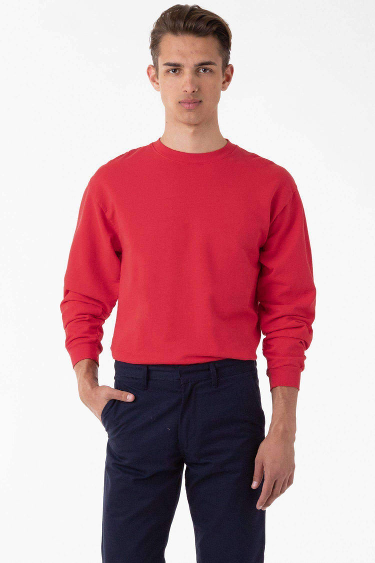 MWT07GD - Long Sleeve Garment Dye French Terry Pullover