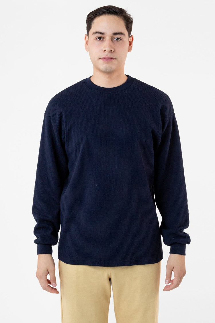 TX407GD Mix - Long Sleeve Heavy Thermal Crew Neck