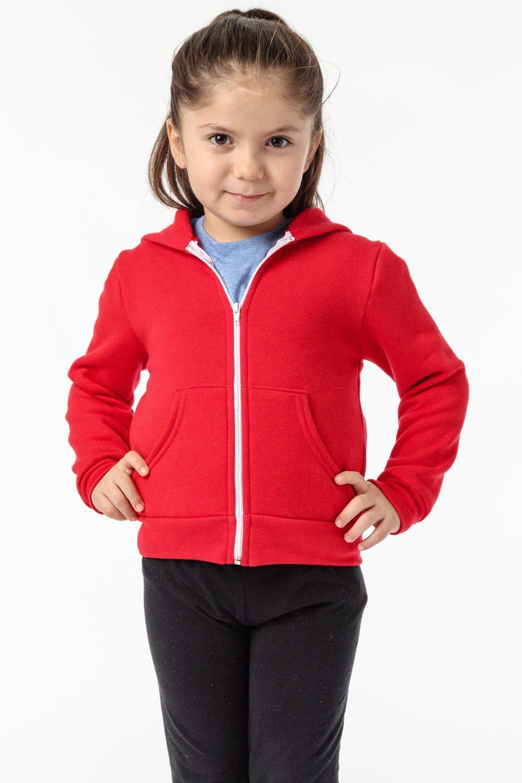 F1097 - Toddler Poly Cotton Zip Hoodie